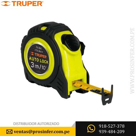 Wincha Auto Lock M Truper Distribuidor Prosinfer