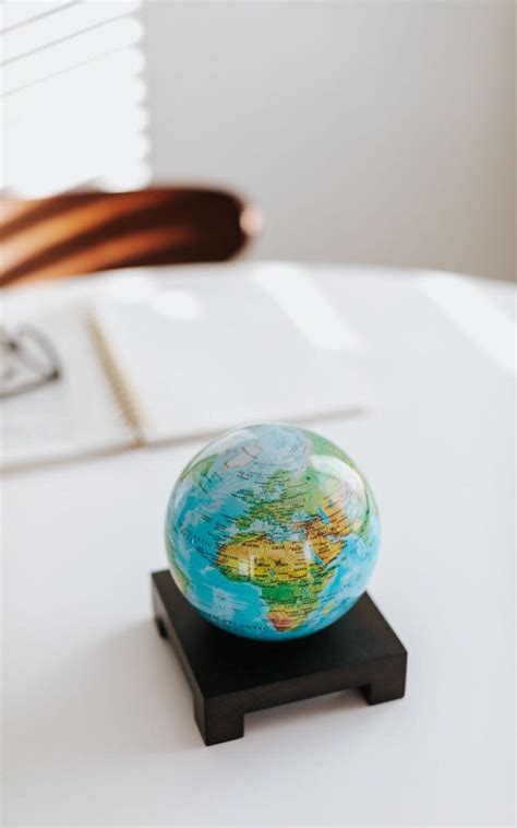 Relief Map Blue Mova Globe — Studio Seven Arts