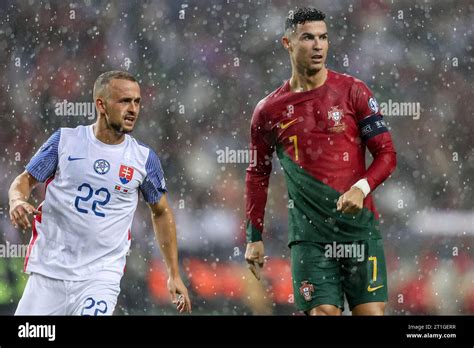 Stade Dragon Porto Portugal 13 Octobre 2023 Cristiano Ronaldo Au