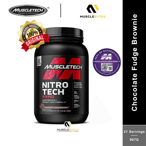 Muscletech Nitro Tech Ripped Lbs Servings Nitrotech Ripped