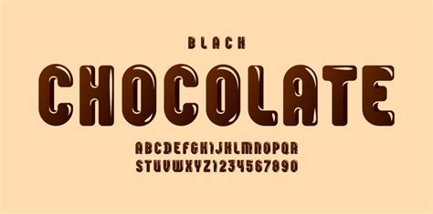 Chocolate Font Images – Browse 30,411 Stock Photos, Vectors, and Video ...