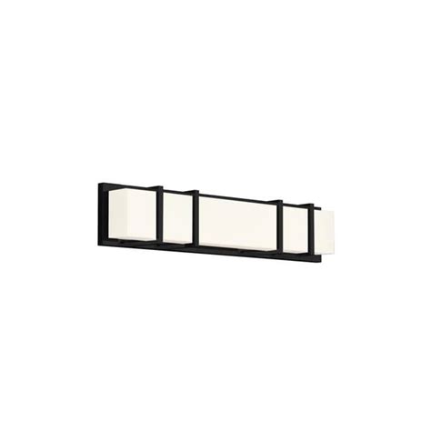 KUZCO Alberni 26 In 1 Light 31 Watt Black Integrated LED Vanity Light