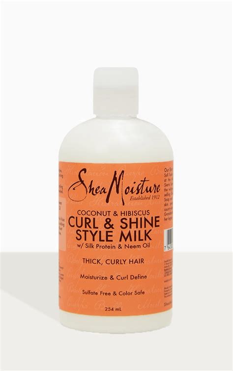 Shea Moisture Coconut And Hibiscus Curl And Milk 254ml Beauty Prettylittlething