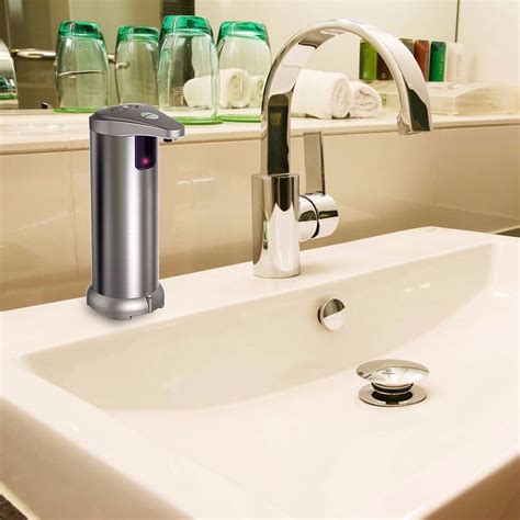 NEW Hands Free Touchless Stainless Steel Automatic Soap Dispenser