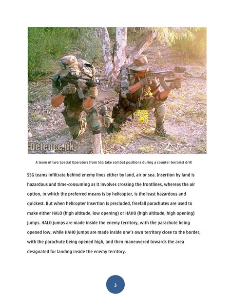 Inside Pakistan S Sharp Sword The Special Service Group Ssg