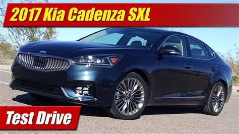 2017 Kia Cadenza Sxl Test Drive Youtube