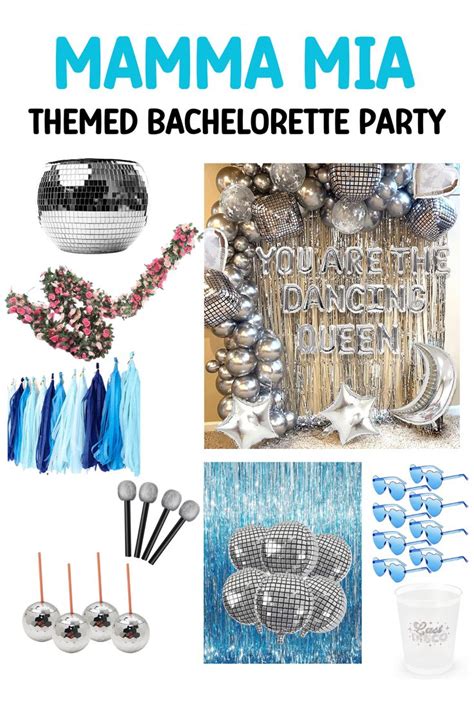 Mamma Mia Bachelorette Party Decorations Last Disco Bach Ideas