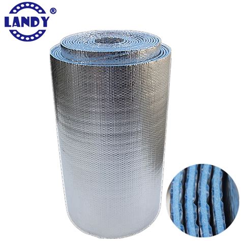 Fireproof Silver Foil Heat Reflective Easy To Install Roof Metallized Pe Air Bubble Thermal Wrap