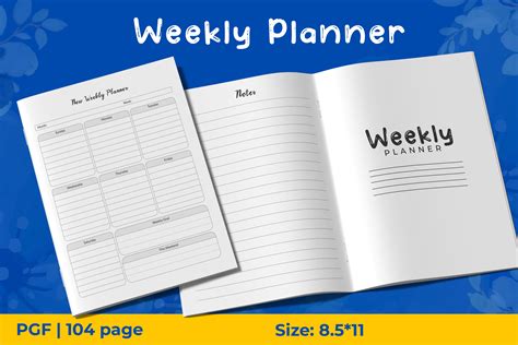 Weekly Year Planner Kdp Interiors Graphic By Pixscale Creative Fabrica