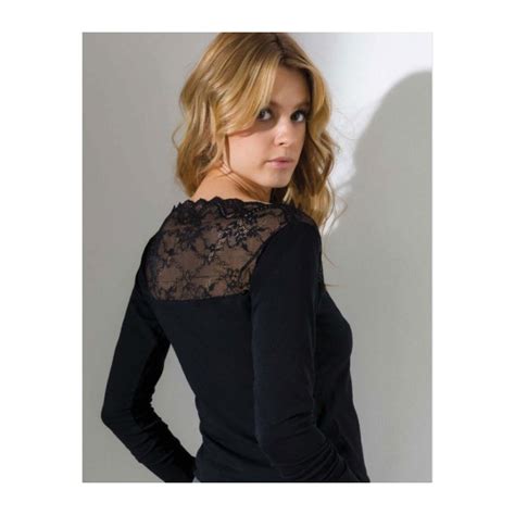 Jadea Maglia Manica Lunga Con Pizzo Art 4464