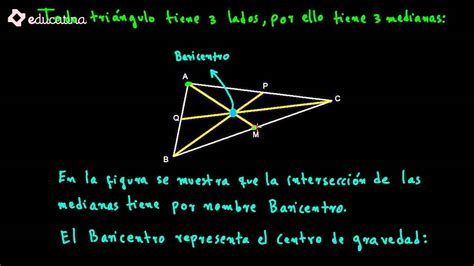 Educatina Intersecci N De Las Medianas De Un Tri Ngulo