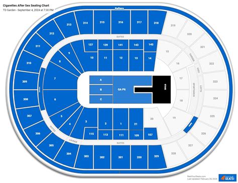 Td Garden Concert Seating Chart