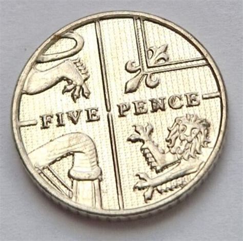 Pi Ce De Monnaie Pence Elizabeth Ii E Effigie Type Blason