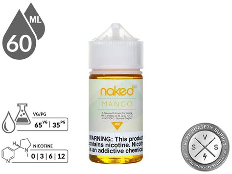 Mango Naked Original E Liquids Ml
