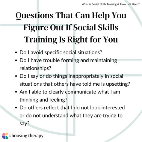 Who Can Benefit From Social Skills Training For Adults