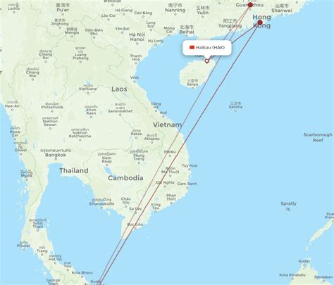 All Flight Routes From Haikou To Kuala Lumpur HAK To KUL Flight Routes