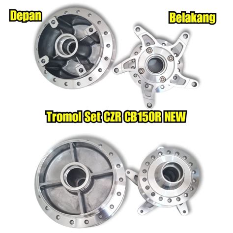 Jual Tromol Set Cb R New Sf Cb R Depan Belakang Chrome Series