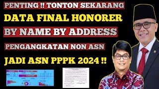 Selamat Data Final Honorer Sudah Dikunci Untuk Pengangkatan Jadi Pppk