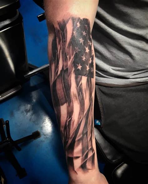 89 Patriotic American Flag Sleeve Tattoo Ideas
