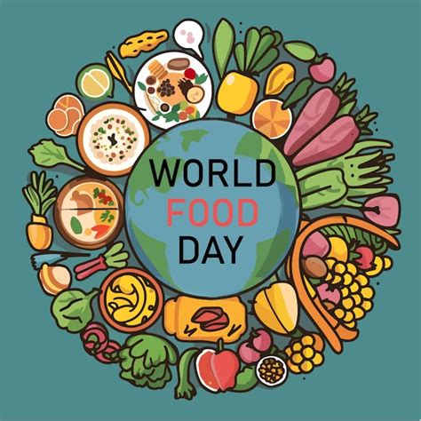 World Food Day Celebration Premium AI Generated Vector