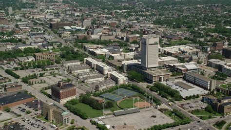 Cleveland State University Aerial Stock Footage - 4 Videos | Axiom Images