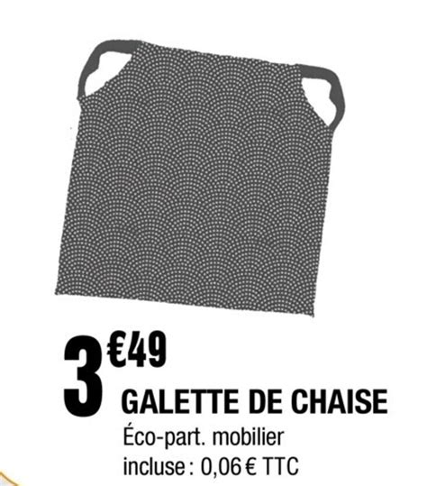 Promo Galette De Chaise Chez La Foir Fouille