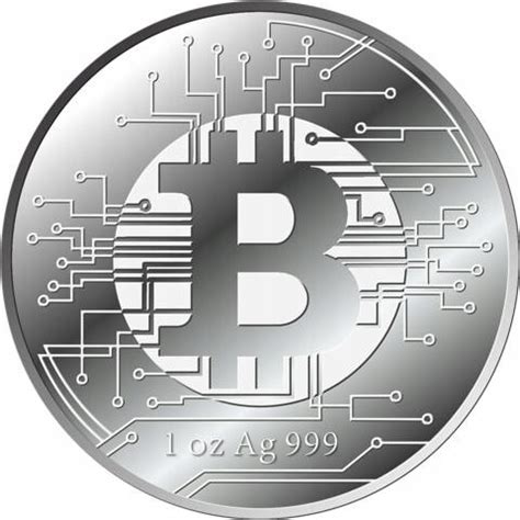 Srebrna Moneta Bitcoin Oz Oficjalne Archiwum