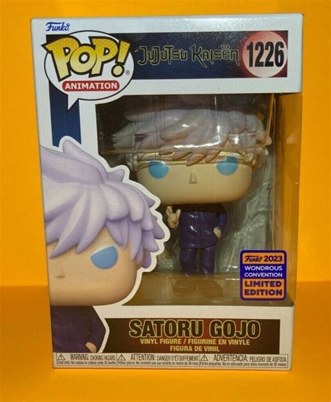 Jujutsu Kaisen Satoru Gojo Funko Pop Wondrous Convention Limited