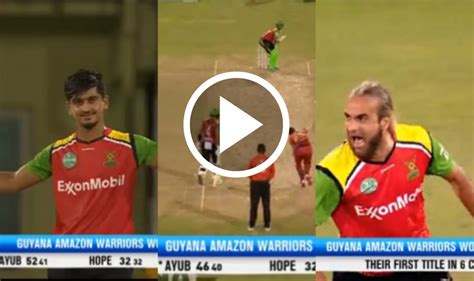 Watch Saim Ayub Six Secured Historic 1st Cpl Title For Guyana Amazon