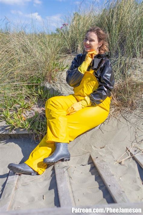 Pvc Raincoat Yellow Raincoat Rubber Gloves Rubber Boots Rain