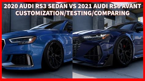 Forza Horizon 5 2020 Audi RS3 Sedan VS 2021 Audi RS6 AVANT