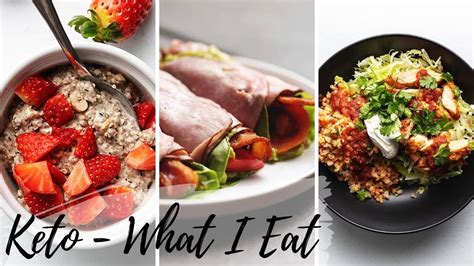 Keto What I Eat Breakfast Lunch And Dinner Youtube