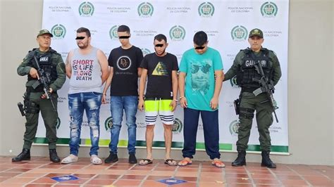 Policía De Colombia Captura A Cuatro Del “tren De Aragua Que Extorsionaban En La Frontera