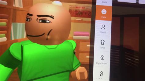 How to change your avatar to Baldi in Roblox - YouTube