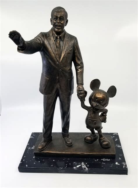 Partners Walt Disney And Mickey Mouse Statue Shopdisney