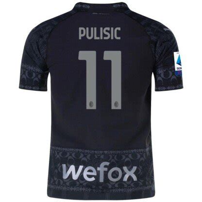 Pulisic Ac Milan Authentic Pleasures Jersey Soccerarmor