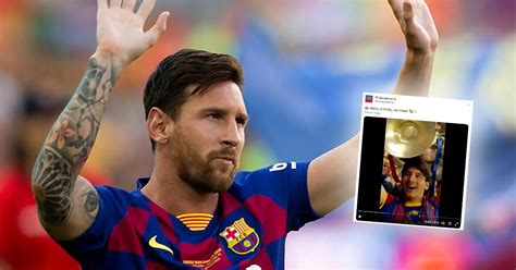 Barcelona Y El Conmovedor Video Que Le Dedic A Lionel Messi Por El D A