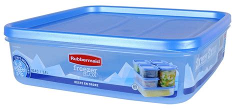 Rubbermaid 1867387 Freezer Blox Food Storage Container 104 Cup
