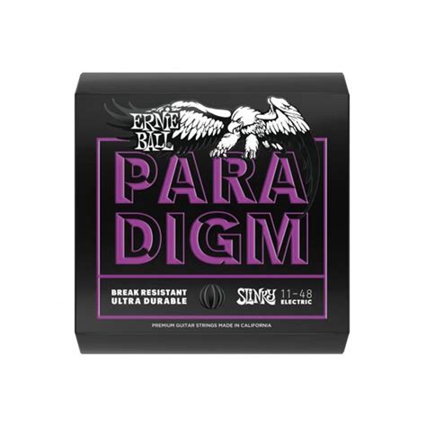 Encordoamento Guitarra Ernie Ball Slinky Paradigm 011 048 em Promoção