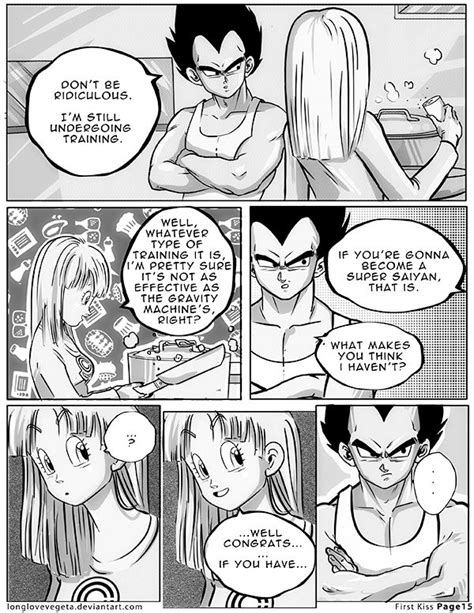 Dbz Bulma And Vegeta Firstkiss Chapter 1 On