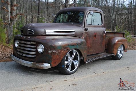 1948 Ford F 1 F100 Rat Rod Patina Hot Rod Shop Truck Pickup V8