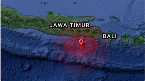 Gempa Guncang Jawa Timur Tadi Malam Info Bmkg Berpusat Di Laut