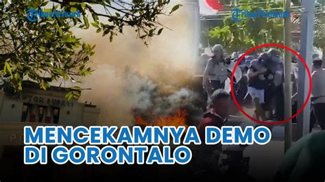 Detik Detik Polisi Keroyok Pendemo Tambang Pohuwato Gorontalo Warga