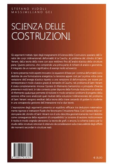 Scienza Delle Costruzioni Dalla Meccanica Dei Solidi Alle Strutture