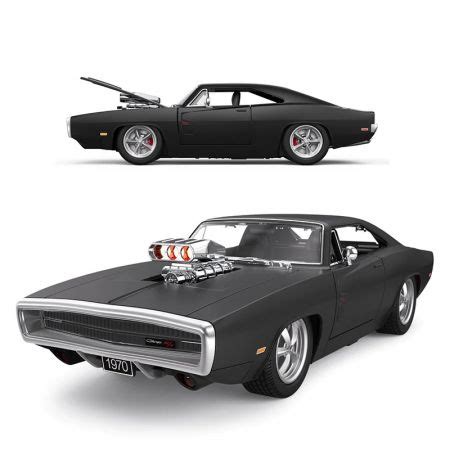 Rastar R C Dodge Charger R T With Engine Version S Black