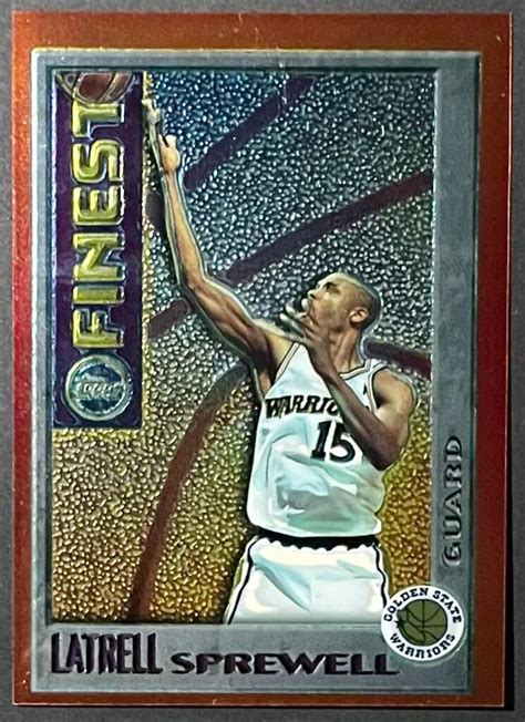 Yahoo Latrell Sprewell Topps Finest Mystery