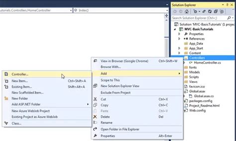 Controllers In Asp Net Mvc