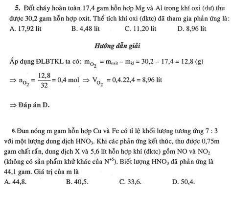 Định Luật Bảo Toàn Khối Lượng Trung TÂm Gia SƯ TÂm TÀi ĐỨc Hotline