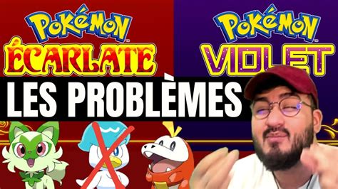 LES PROBLÈMES DE LA 9G POKEMON ÉCARLATE ET VIOLET TROP RAPIDE TITRE