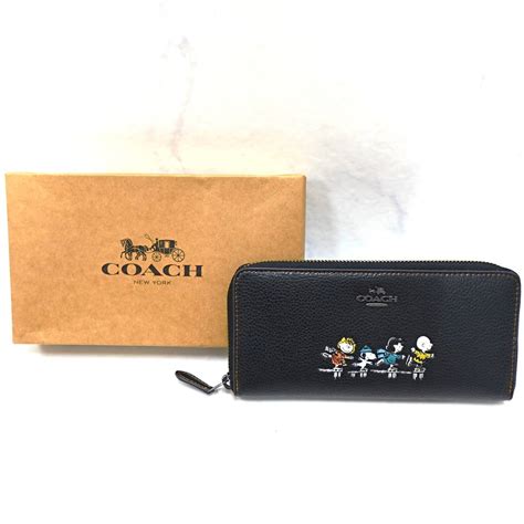 【未使用】1円スタート 新品 未使用 Coach コーチ ピーナッツコラボ 長財布 ブラックの落札情報詳細 ヤフオク落札価格検索 オークフリー